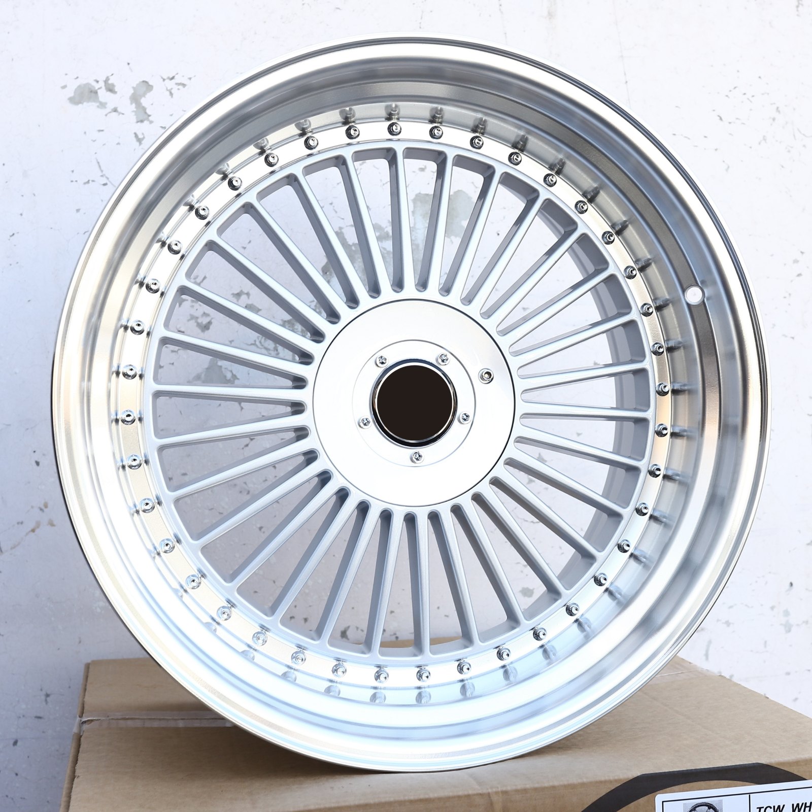 ALP-1 | Alpina Style Wheels | Silver Machined Lip — photo 1