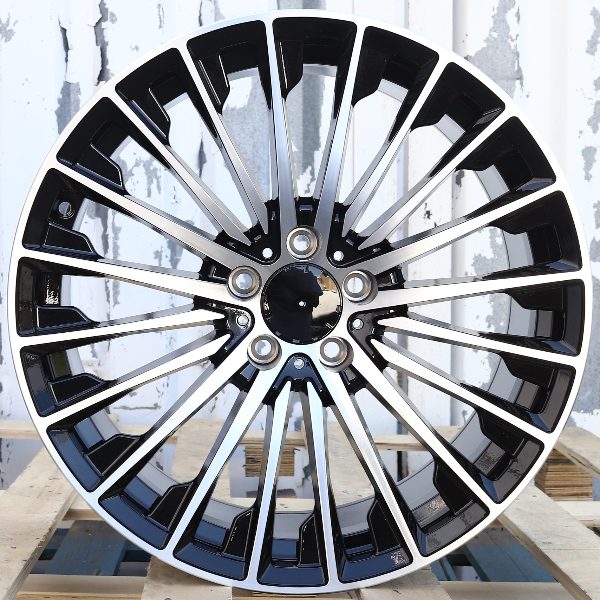 MB09 | 2025 Mercedes Turbine Style Wheels | Black Machined Face
