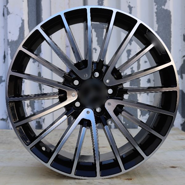 MB15 | Mercedes-Benz Style Wheels | Black Machined Face