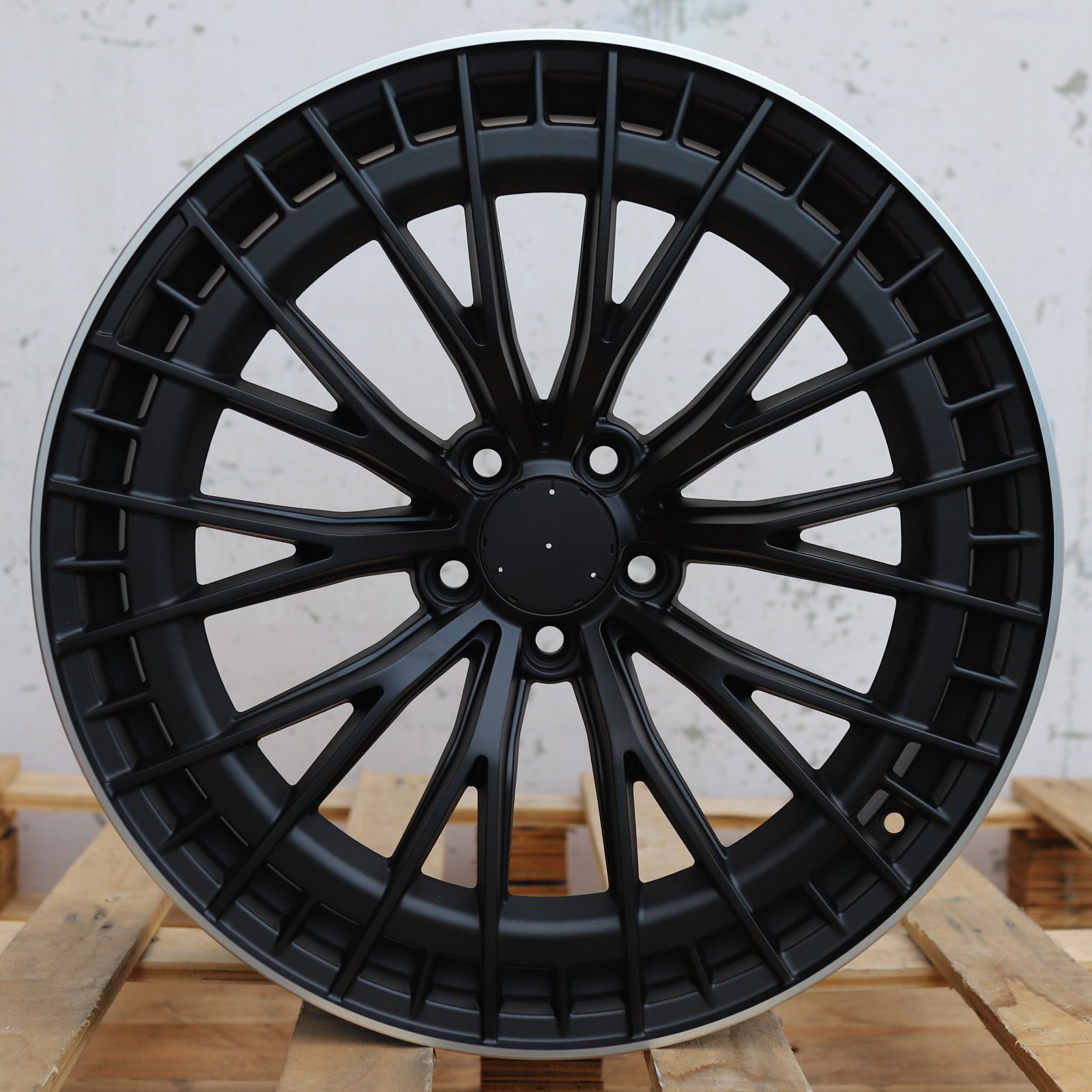 MB23 | E53 AMG V2 Style Wheels | Satin Black Machined Lip — photo 1