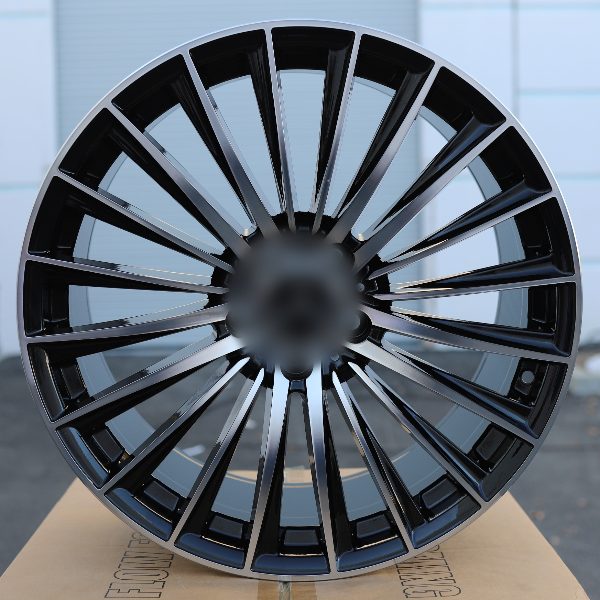 MB29 | Mercedes-Benz Style Wheels | Black Machined Face