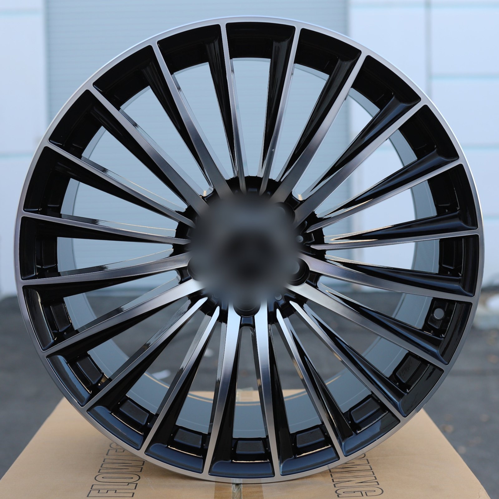 MB29 | Mercedes-Benz Style Wheels | Black Machined Face — photo 1