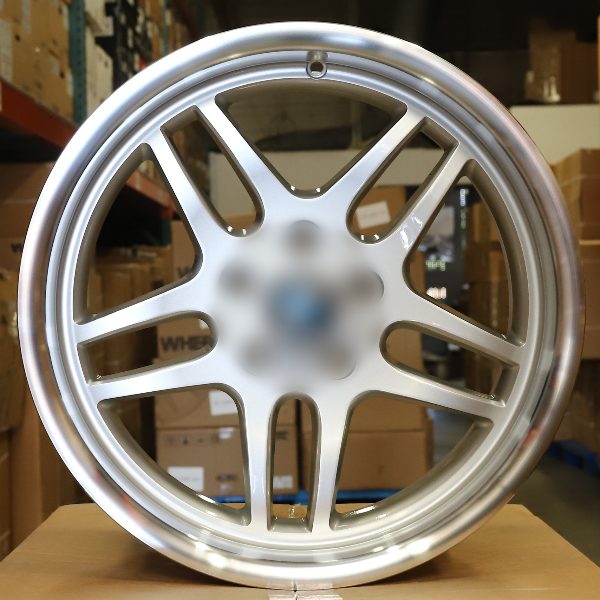 MS01 | M Parallel 37 Style Wheels Fits BMW | Silver Machined Lip
