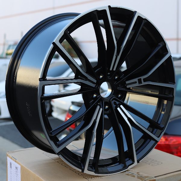 MS07 | 809M Style Wheels Fits BMW | Black Machined Face