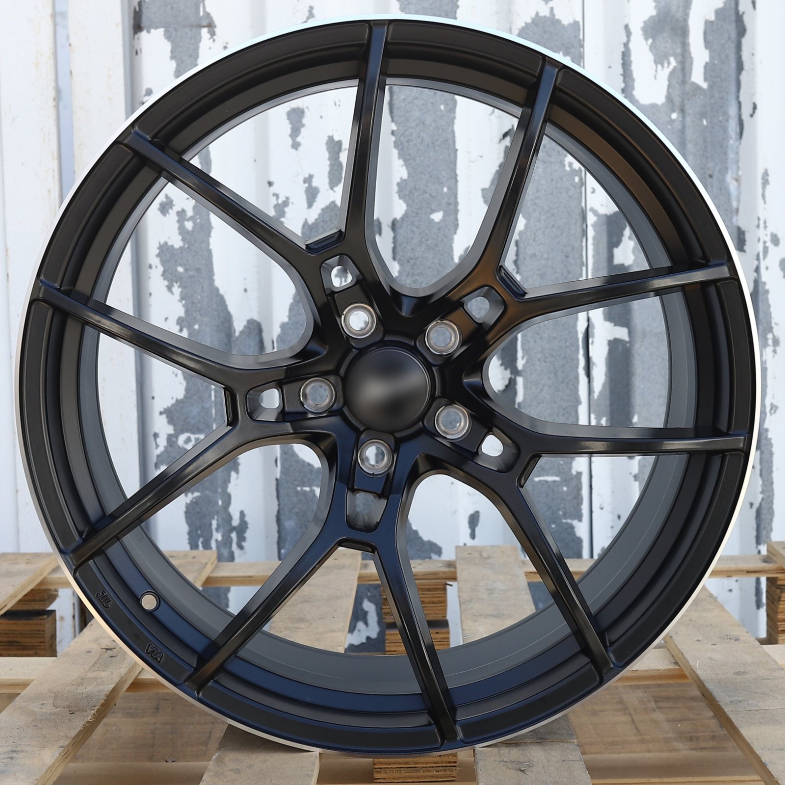 RA-2 | Volk Rays G025 Style Wheels | Matte Black Machined Lip — photo 1